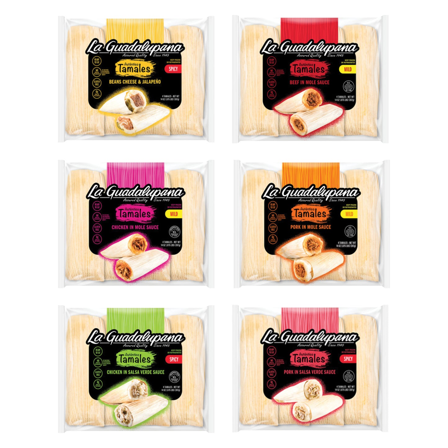 Family Favorites 6-Pack (24 Tamales)