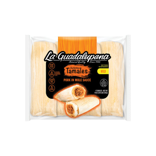 PORK IN MOLE SAUCE (Mild) TAMALES