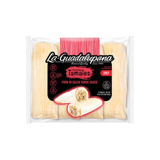 PORK IN SALSA VERDE (Spicy) TAMALES