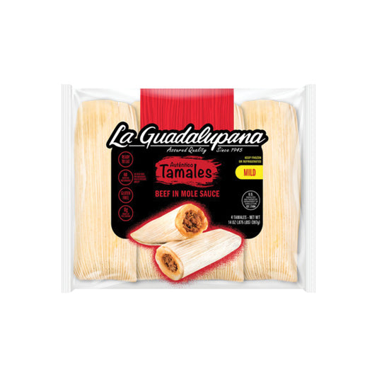 BEEF IN MOLE SAUCE (Mild) TAMALES